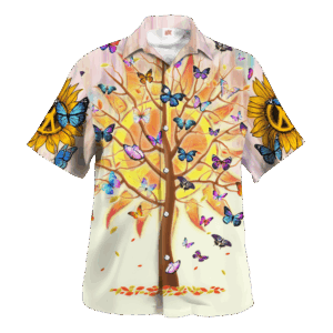 Hippie Hawaiian Shirt Vintage Psychedelic Party Style HBL-HP-29