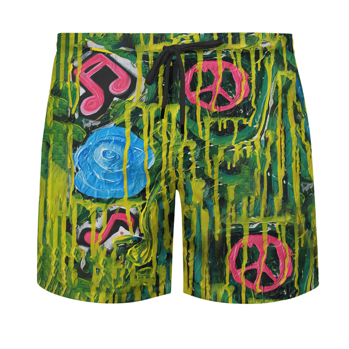 Hippie Hawaiian Shirt Groovy Summer Festival Style HBL-HP-30 Hippie Hawaiian Shirt Groovy Summer Festival Style HBL-HP-30