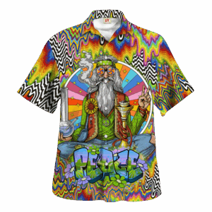 Hippie Hawaiian Shirt Retro Vacation Party Style HBL-HP-31