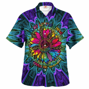 Hippie Hawaiian Shirt Groovy Retro Vacation Style NV-HIPPIE-16