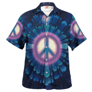 Hippie Hawaiian Shirt Psychedelic Summer Party Style NV-HIPPIE-18