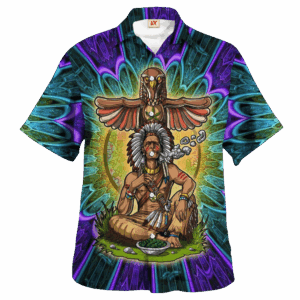 Hippie Hawaiian Shirt Retro 70s Festival Beach Style NV-HP-21