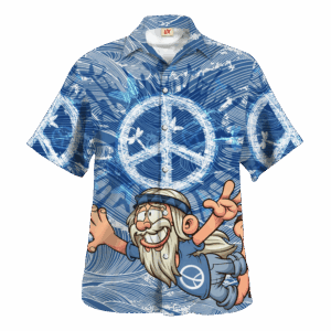 Hippie Hawaiian Shirt Groovy Festival Party Style HBL-HP-47