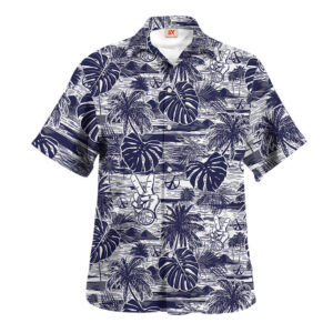 Hippie Hawaiian Shirt Groovy Retro Beach Party Style NV-HP-78