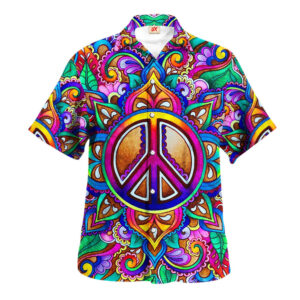 Hippie Hawaiian Shirt Groovy Vacation Festival Style UXHI01