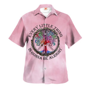 Hippie Hawaiian Shirt Retro Summer Beach Festival Style UXHI04