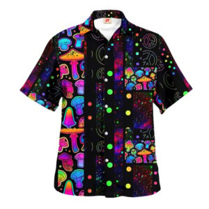 Hippie Hawaiian Shirt Retro Vacation Gift For Him NVHI15