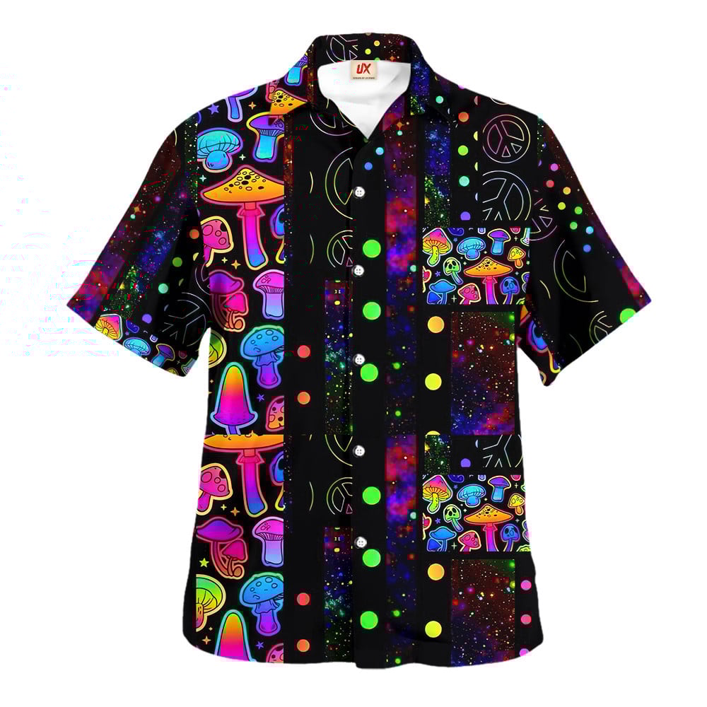 Hippie Hawaiian Shirt Retro Vacation Gift For Him NVHI15 Hippie Hawaiian Shirt Retro Vacation Gift For Him NVHI15