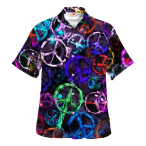 Hippie Hawaiian Shirt Psychedelic Summer Gift For Men HBLTHI5