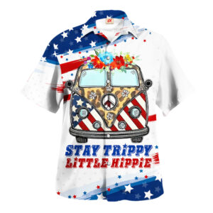 Hippie Hawaiian Shirt Groovy Festival Gift NVHI28