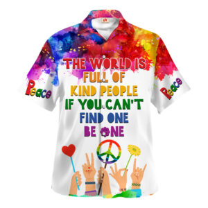 Hippie Hawaiian Shirt Groovy Retro Beach Gift HBLTHI18