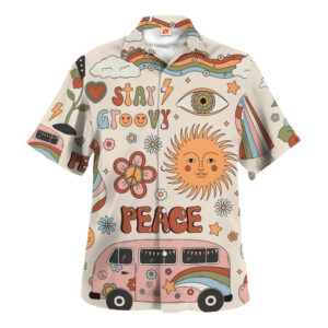 Hippie Hawaiian Shirt Retro Beach Festival Gift TTHI102