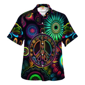 Hippie Hawaiian Shirt Retro Vacation Beach Gift TQTHI28