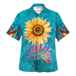 Hippie Hawaiian Shirt Psychedelic Retro Festival Gift HBLTHI24