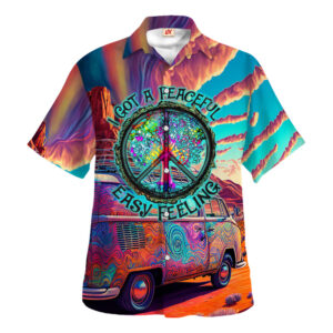 Hippie Hawaiian Shirt Retro 70s Summer Beach Gift HBLTHI25