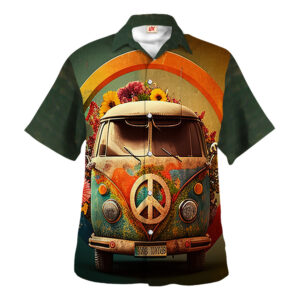 Hippie Hawaiian Shirt Psychedelic Beach Festival Gift TQTHI34