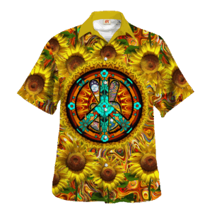 Hippie Hawaiian Shirt Psychedelic Summer Beach Gift LTHI202