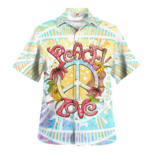 Hippie Hawaiian Shirt Retro Beach Summer Gift TTHI111