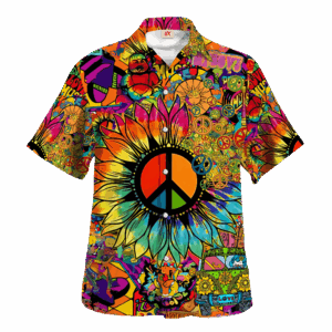 Hippie Hawaiian Shirt Retro Summer Beach Gift Idea LTHI255
