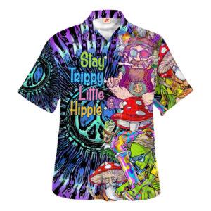 Hippie Hawaiian Shirt Groovy Summer Festival Gift HBLTHI40
