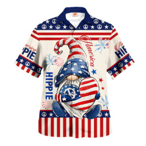 Hippie Hawaiian Shirt Psychedelic Retro Beach Gift NVHI50