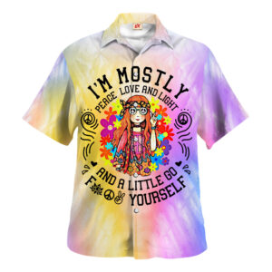 Hippie Hawaiian Shirt Psychedelic Summer Vacation Gift TTHI134