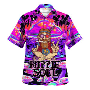 Hippie Hawaiian Shirt Vintage Retro Vacation Gift TTHI148