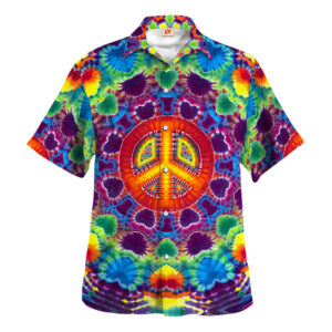 Hippie Hawaiian Shirt Retro Summer Beach Gift TTHI176