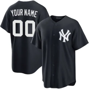 Custom Yankees Jersey Black Personalized – for Adults, Youth & Kids