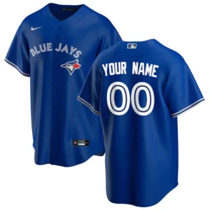 Custom Toronto Blue Jays Jersey Blue Personalized – for Adults, Youth & Kids