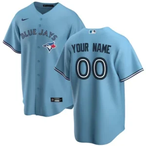 Custom Toronto Blue Jays Jersey Horizon Blue Personalized – for Adults, Youth & Kids