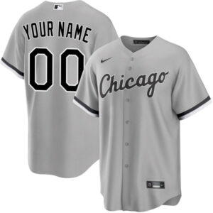 Custom Chicago White Sox Jersey Gray Personalized – for Adults, Youth & Kids