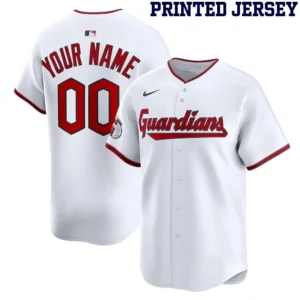 Custom Cleveland Guardians Jersey White Personalized – for Adults, Youth & Kids