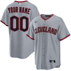Custom Cleveland Guardians Jersey Gray Personalized – for Adults, Youth & Kids