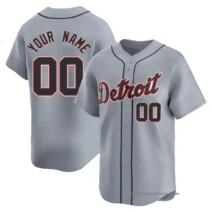 Custom Detroit Tigers Jersey Gray Personalized – for Adults, Youth & Kids