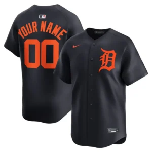 Custom Detroit Tigers Jersey Navy Personalized – for Adults, Youth & Kids
