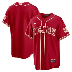 Custom Texas Rangers Jersey Red Personalized – for Adults, Youth & Kids
