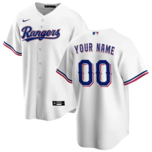 Custom Texas Rangers Jersey White Personalized – for Adults, Youth & Kids