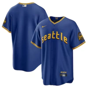 Custom Seattle Mariners Jersey Blue Personalized – for Adults, Youth & Kids