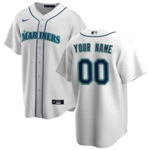 Custom Seattle Mariners Jersey White Personalized – for Adults, Youth & Kids