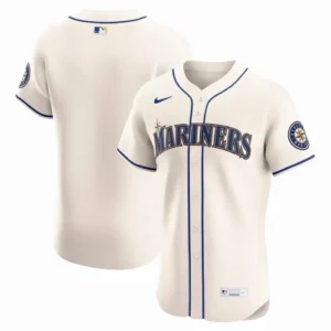 Custom Seattle Mariners Jersey Cream Personalized – for Adults, Youth & Kids