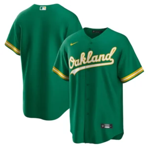 Custom Oakland Athletics Jersey Green Personalized – for Adults, Youth & Kids