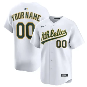 Custom Oakland Athletics Jersey White Personalized – for Adults, Youth & Kids