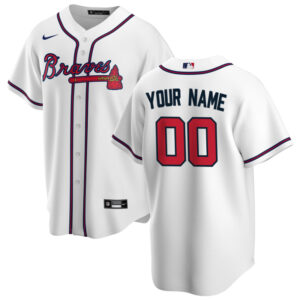 Custom Atlanta Braves Jersey White Personalized – for Adults, Youth & Kids