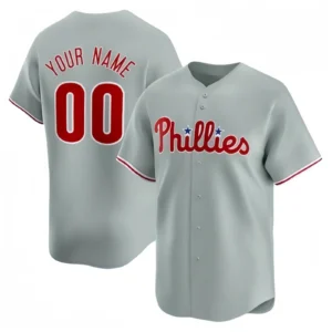 Custom Philadelphia Phillies Gray Jersey Personalized – for Adults, Youth & Kids