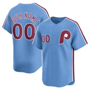 Custom Philadelphia Phillies Light Blue Jersey Personalized – for Adults, Youth & Kids