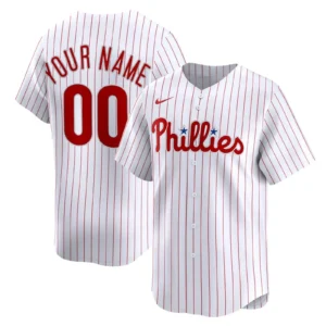 Custom Philadelphia Phillies White Jersey Personalized – for Adults, Youth & Kids