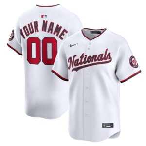 Custom Washington Nationals White Jersey Personalized – for Adults, Youth & Kids