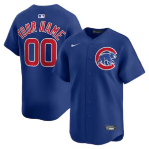 Custom Chicago Cubs Blue Jersey Personalized – for Adults, Youth & Kids