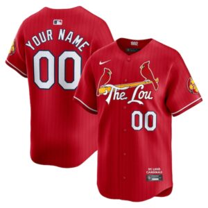 Custom St. Louis Cardinals Red Jersey Personalized – for Adults, Youth & Kids
